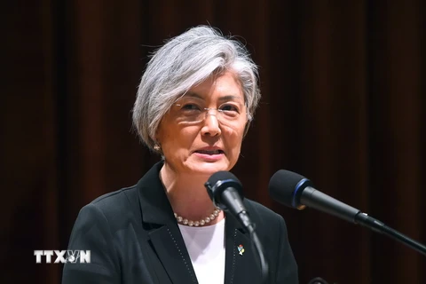 Ngoại trưởng Hàn Quốc Kang Kyung-wha. (Nguồn: AFP/TTXVN)