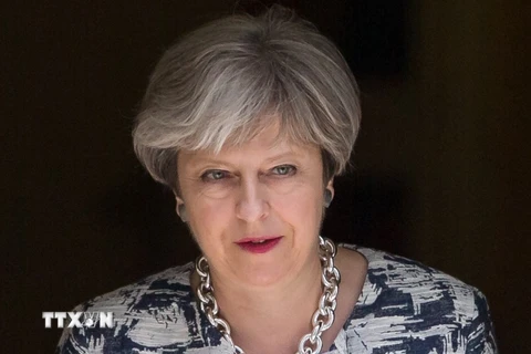 Thủ tướng Anh Theresa May tại London ngày 26/6. (Nguồn: AFP/TTXVN)