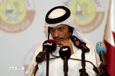 Ngoại trưởng Qatar Mohammed bin Abdulrahman Al-Thani. (Nguồn: AFP/TTXVN)