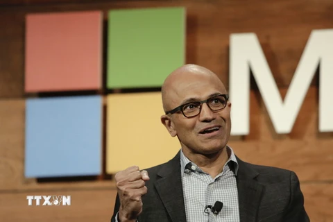 Giám đốc điều hành của Microsoft Satya Nadella. (Nguồn: AFP/TTXVN)