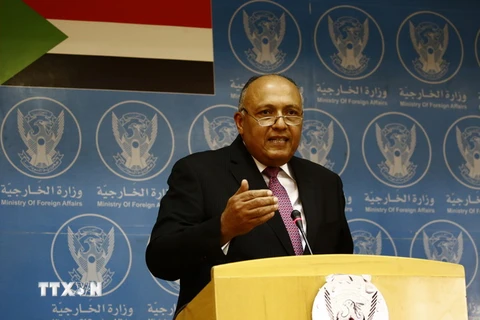 Ngoại trưởng Ai Cập Sameh Shoukry. (Nguồn: AFP/TTXVN)