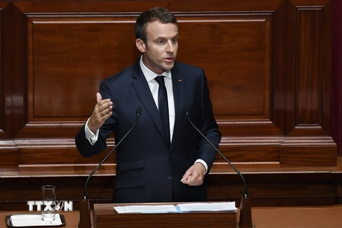 Tổng thống Pháp Emmanuel Macron. (Nguồn: AFP/TTXVN
