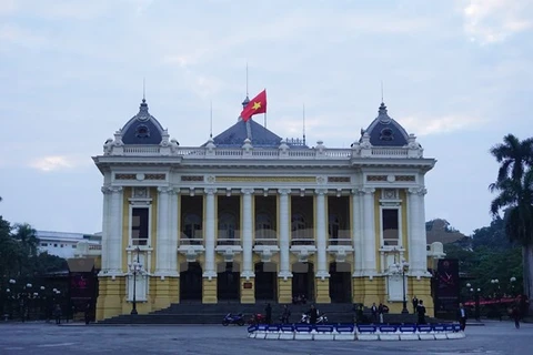 Nhà hát lớn Hà Nội. (Ảnh: Võ Phương/Vietnam+)