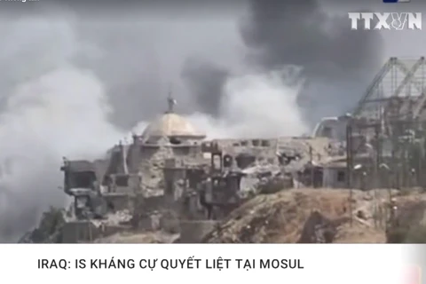 [Video] Các tay súng IS vẫn kháng cự quyết liệt tại Mosul 