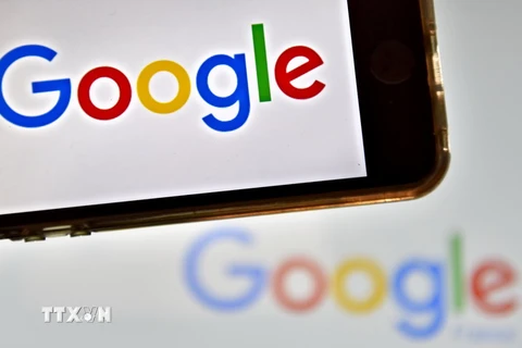 Biểu tượng của Google tại Vertou, miền tây Pháp. (Nguồn: AFP/TTXVN)