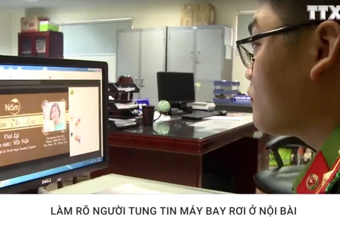 [Video] Công an vào cuộc vụ tung tin máy bay rơi tại sân bay Nội Bài