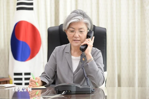  Ngoại trưởng Hàn Quốc Kang Kyung Wha. (Nguồn: Yonhap/TTXVN)