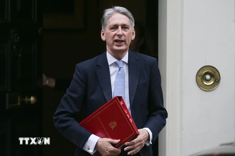 Bộ trưởng Tài chính Anh Philip Hammond. (Nguồn: AFP/TTXVN)