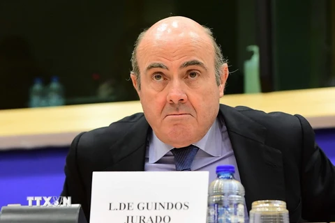 Bộ trưởng Kinh tế Tây Ban Nha Luis de Guindos. (Nguồn: AFP/TTXVN)