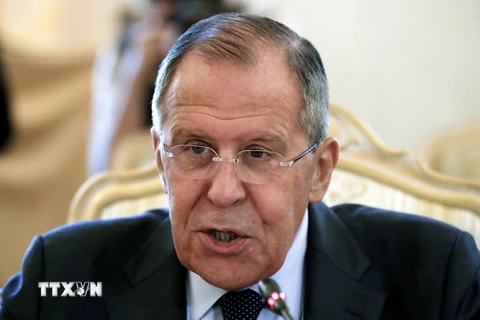 Ngoại trưởng Nga Sergei Lavrov. (Nguồn: EPA/TTXVN)