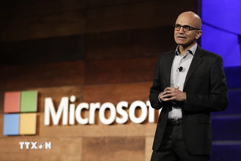 Giám đốc điều hành Microsoft Satya Nadella. (Nguồn: AFP/TTXVN)