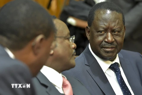 Lãnh đạo phe đối lập Kenye, ông Raila Odinga. (Nguồn: AFP/TTXVN)