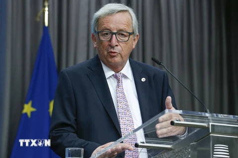Chủ tịch Ủy ban châu Âu (EC) Jean-Claude Juncker. (Nguồn: THX/TTXVN) 