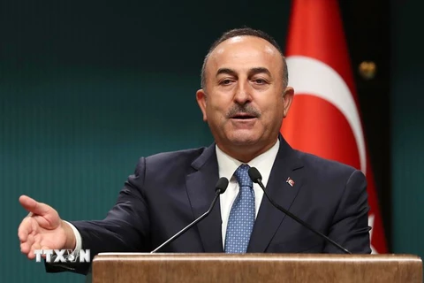 Ngoại trưởng Thổ Nhĩ Kỳ Mevlut Cavusoglu. (Nguồn: AFP/TTXVN) 