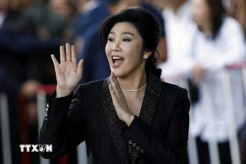 Cựu Thủ tướng Thái Lan Yingluck Shinawatra. (Nguồn: EPA/TTXVN)