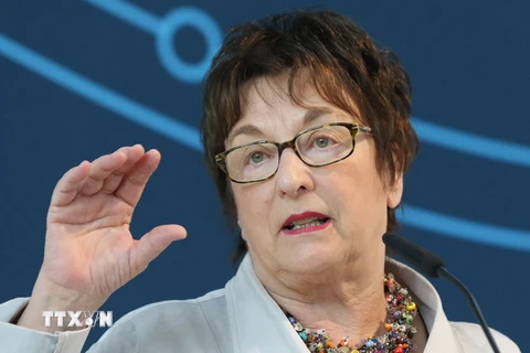  Bộ trưởng Kinh tế Đức Brigitte Zypries. (Nguồn: EPA/ TTXVN)