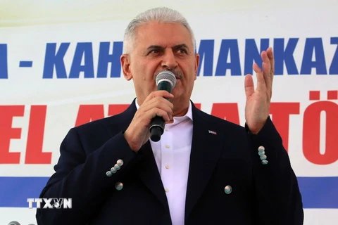 Thủ tướng Thổ Nhĩ Kỳ Binali Yildirim. (Nguồn: AFP/TTXVN)