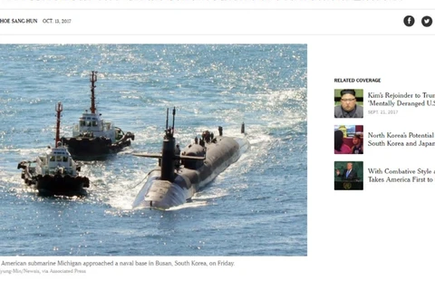 [Video] Hàn Quốc và Mỹ tập trận hải quân đối phó Triều Tiên
