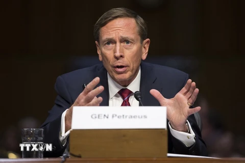 Cựu Giám đốc CIA David Petraeus. (Nguồn: AP/TTXVN)