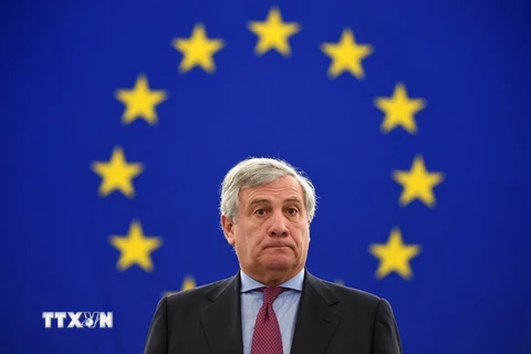 Chủ tịch Nghị viện châu Âu Antonio Tajani. (Nguồn: AFP/TTXVN)