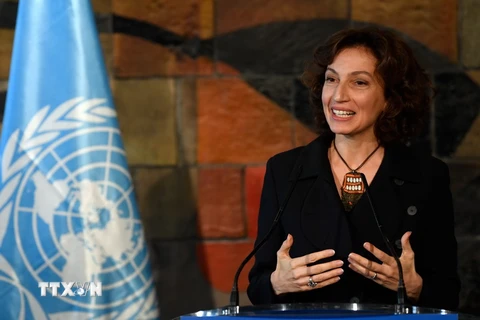 Tân Tổng giám đốc UNESCO Audrey Azoulay. (Nguồn: AFP/TTXVN)