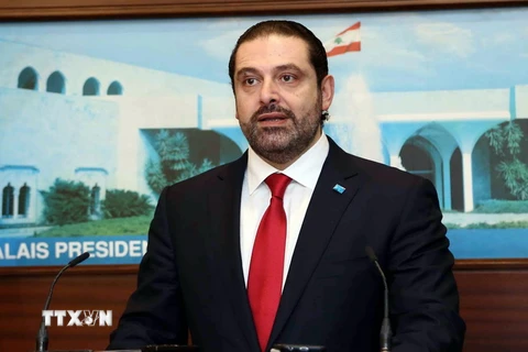 Thủ tướng Liban Saad Hariri. (Nguồn: EPA/TTXVN)