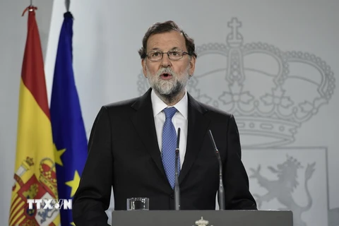 Thủ tướng Tây Ban Nha Mariano Rajoy. (Nguồn: AFP/TTXVN)