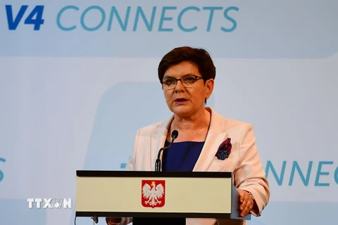Thủ tướng Ba Lan Beata Szydlo. (Nguồn: AFP/ TTXVN)