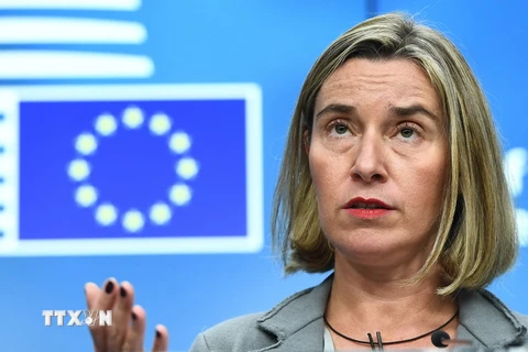Bà Federica Mogherini. (Nguồn: AFP/TTXVN)