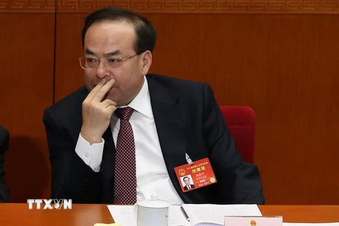 Nguyên Bí thư Thành ủy Trùng Khánh Tôn Chính Tài . (Nguồn: EPA/TTXVN)