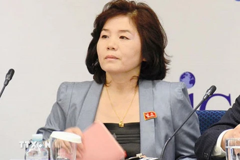 Vụ trưởng Vụ Bắc Mỹ thuộc Bộ Ngoại giao Triều Tiên Choe Son-hui. (Nguồn: The Guardian/TTXVN) 