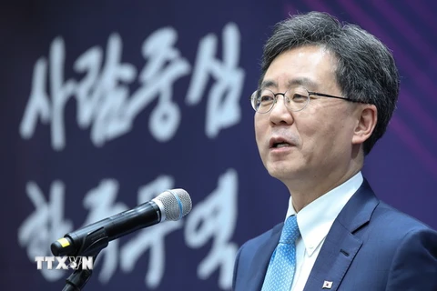 Bộ trưởng Thương mại Hàn Quốc Kim Hyun-chong. (Nguồn: Yonhap/TTXVN)