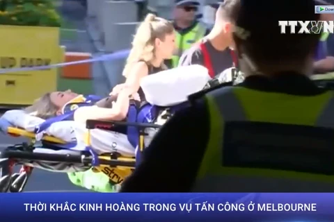 [Video] Thời khắc kinh hoàng trong vụ tấn công ở Melbourne