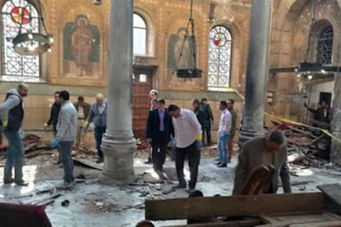 Một nhà thờ Cơ đốc giáo bị tấn công tại Cairo năm 2016 khiến 25 người thiệt mạng. (Nguồn: Fox News)