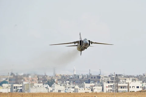 Một chiếc máy bay MiG-23 của Không quân Syria. (Nguồn: Sputnik)