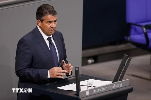 Ngoại trưởng Đức Sigmar Gabriel. (Nguồn: AFP/TTXVN) 