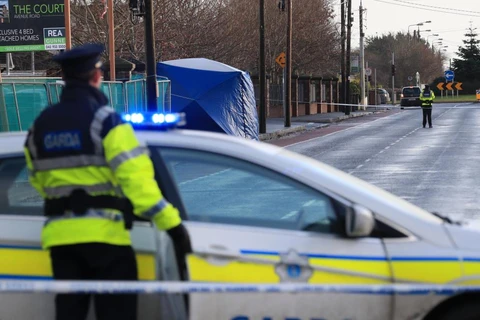 Cảnh sát phong tỏa hiện trường vụ tấn công. (Nguồn: thesun.ie)