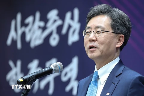 Bộ trưởng Thương mại Hàn Quốc Kim Hyun-chong. (Nguồn: Yonhap/TTXVN) 