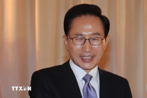 Cựu Tổng thống Hàn Quốc Lee Myung-bak. (Nguồn: AFP/TTXVN) 