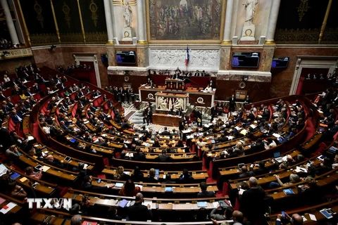 Toàn cảnh cuộc họp Quốc hội Pháp tại thủ đô Paris ngày 31/10/2017. (Nguồn: AFP/TTXVN)