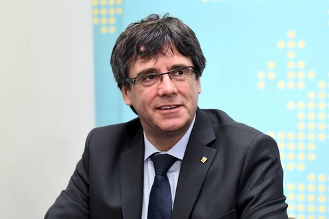 cựu Thủ hiến vùng Catalonia Carles Puigdemont. (Nguồn: AFP/TTXVN)