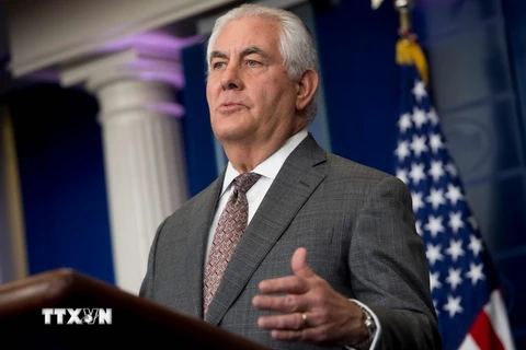 Ngoại trưởng Mỹ Rex Tillerson. (Nguồn: AFP/TTXVN)