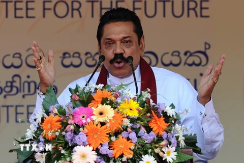 Cựu Tổng thống Mahinda Rajapakse. (Nguồn: AFP/TTXVN)