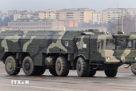  Hệ thống tên lửa Iskander của Nga. (Nguồn: AFP/TTXVN)