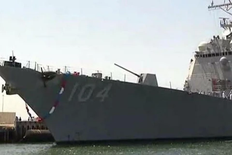 Tàu chiến USS Sterett của Mỹ. (Nguồn: nbcsandiego.com)