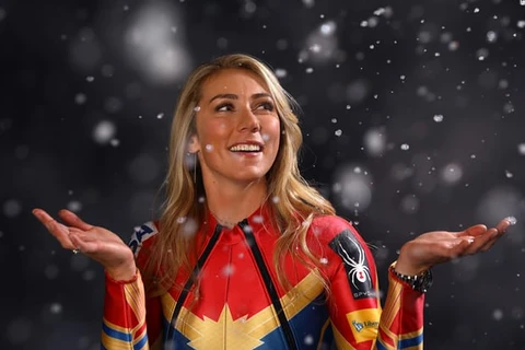 Vận động viên trượt tuyết núi cao Mỹ Mikaela Shiffrin. (Nguồn: Getty)