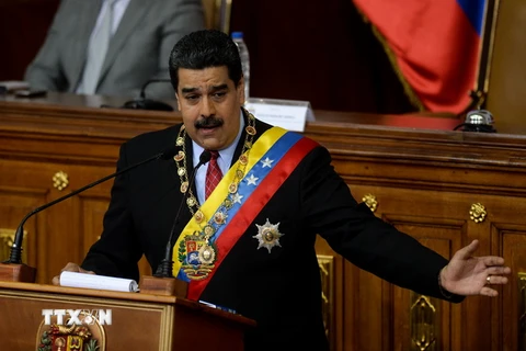  Tổng thống Venezuela Nicolas Maduro. (Nguồn: AFP/TTXVN)