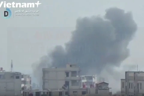 [Video] 100 quả tên lửa đã dội xuống Đông Ghouta của Syria