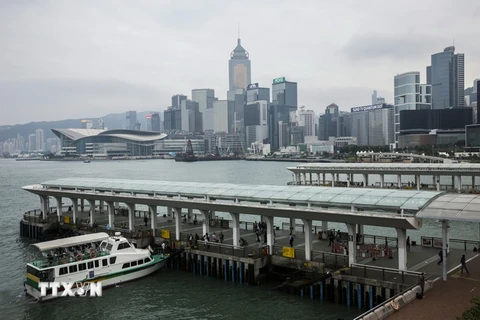 Cảng Trung tâm ở Hong Kong, Trung Quốc. (Nguồn: AFP/TTXVN)