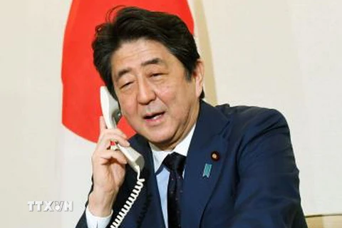 Thủ tướng Nhật Bản Shinzo Abe. (Nguồn: Kyodo/TTXVN)